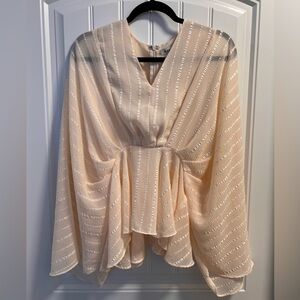 Dressy Cream, Flowy top